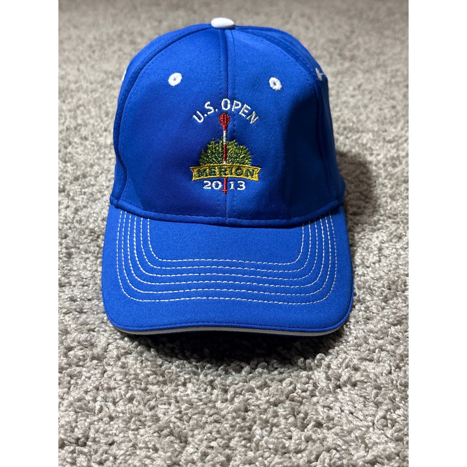 2013 Us Open Merion Golf Championship Hat Royal Blue Adjustable Baseball Cap